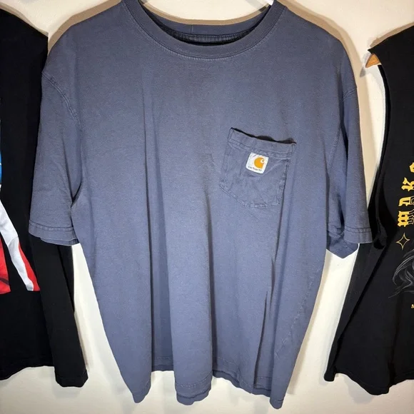 Faded Carhartt Relaxed Fit Pocket Tee - Picture 2 of 5